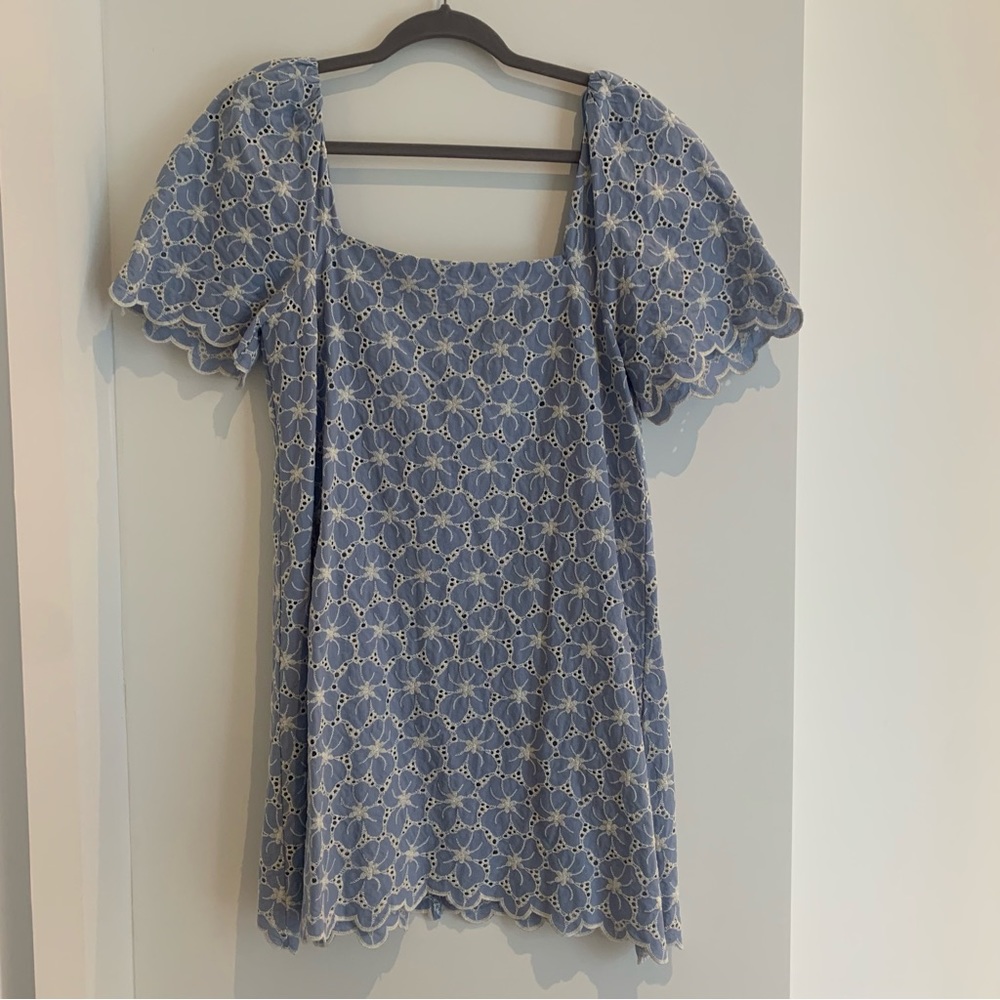 ZARA embroidery mini dress size S